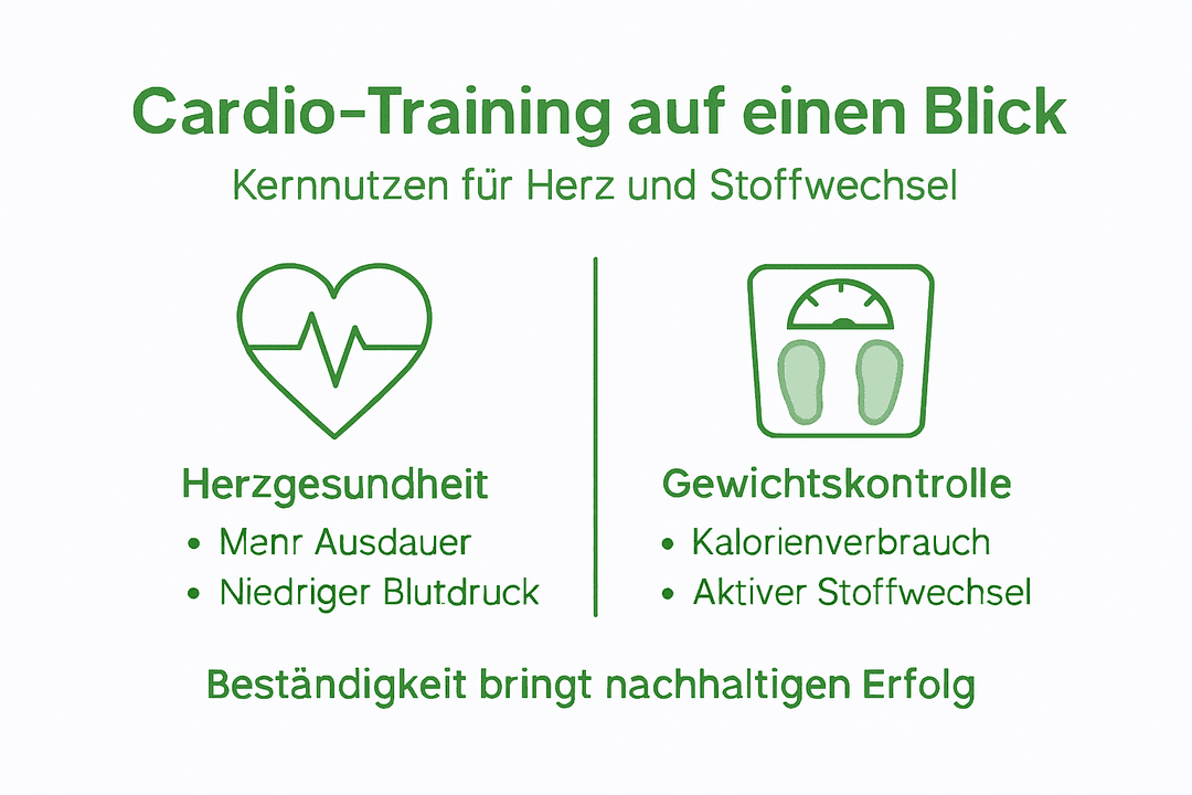 Infografik: So wirkt Ausdauertraining auf Gesundheit und Körpergewicht