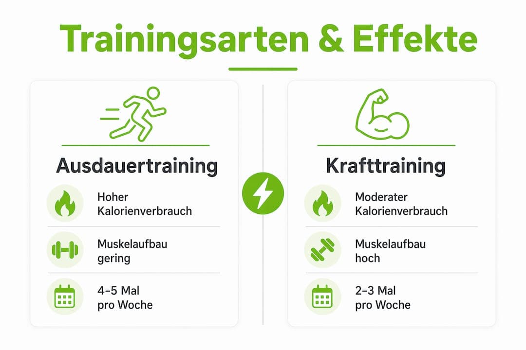 Infografik: Welche Trainingsformen verbrennen wie viele Kalorien?