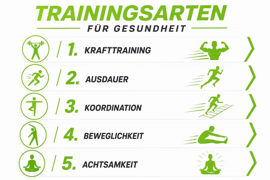 Übersicht: Trainingsformen und ihre Vorteile auf einen Blick